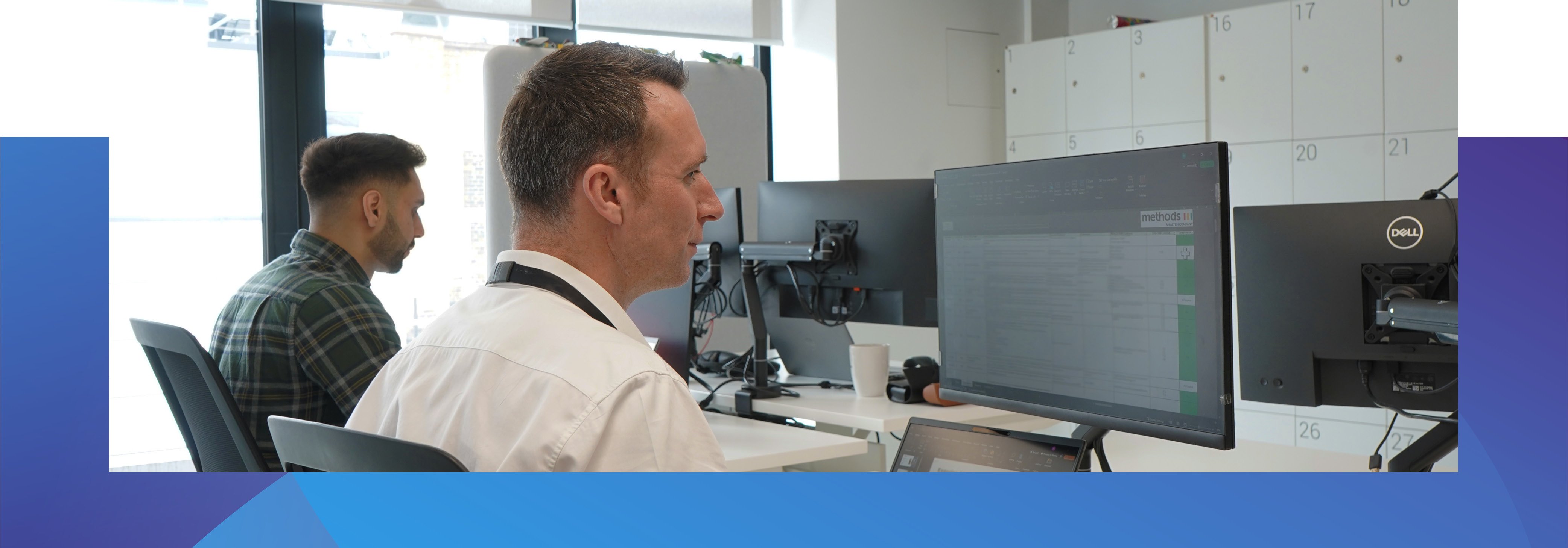 Decorative photo of Methods employees in Methods office