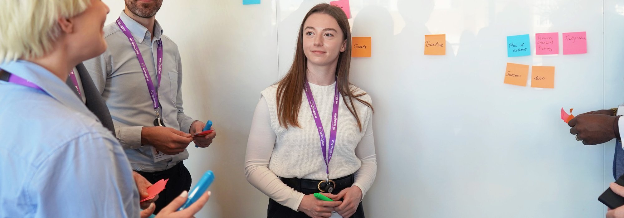 Decorative photo of Methods employees in Methods office