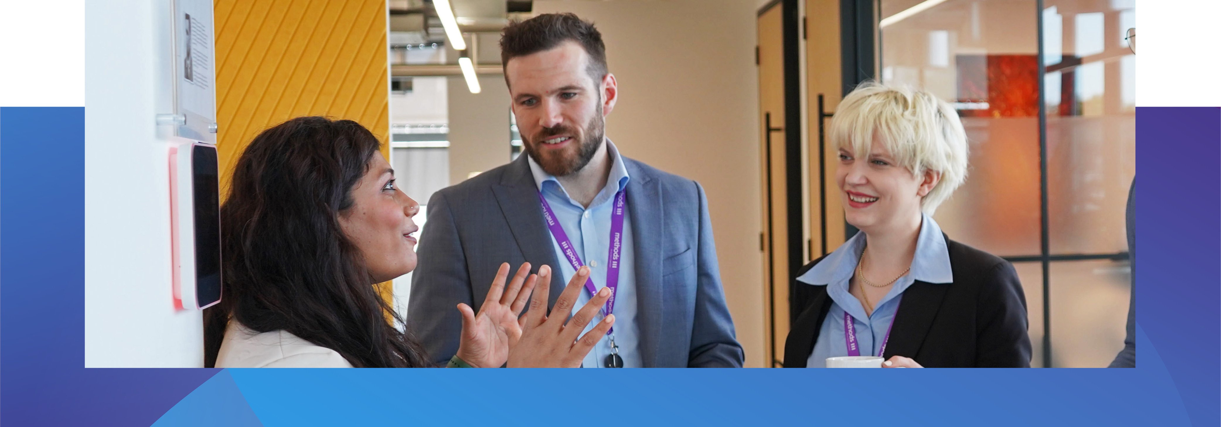 Decorative photo of Methods employees in Methods office