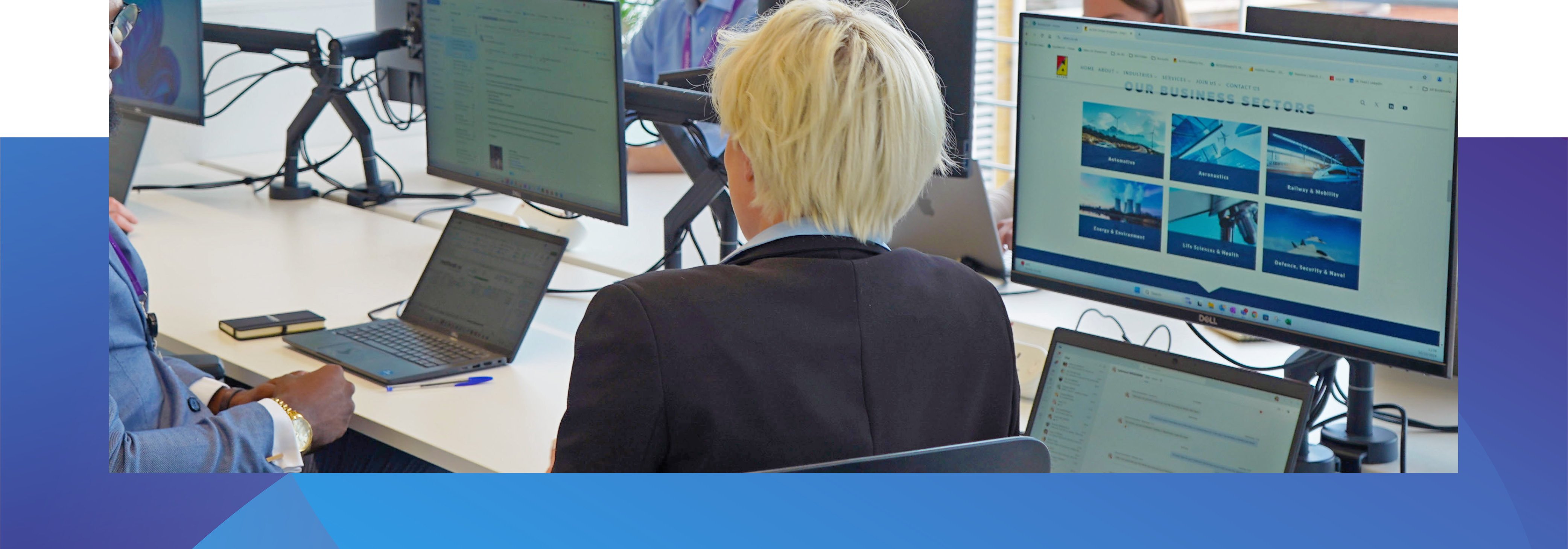 Decorative photo of Methods employees in Methods office