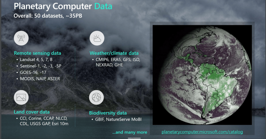 Planetary Computer Data